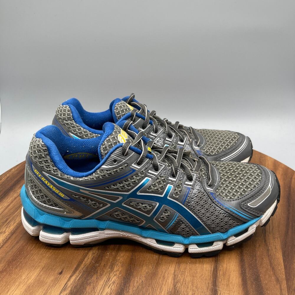 Asics GEL-Kayano 19 Shoes Womens Size 9 Gray Running Comfort Walking Gym Sneaker